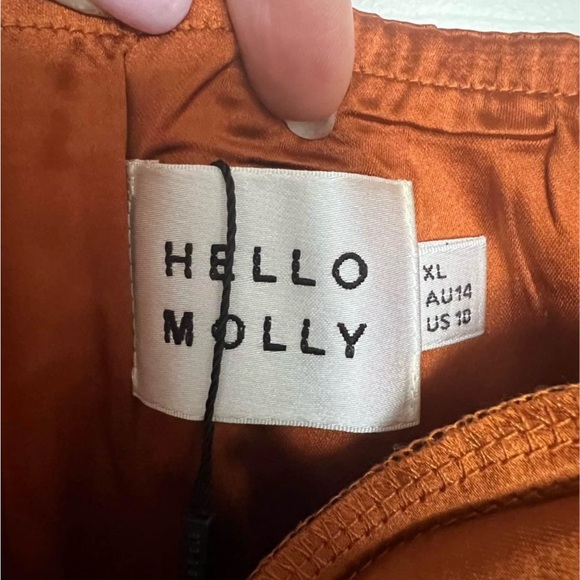 Orange Bronze Formal Dress - Picture 4 of 5